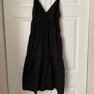 Tiered button down dress